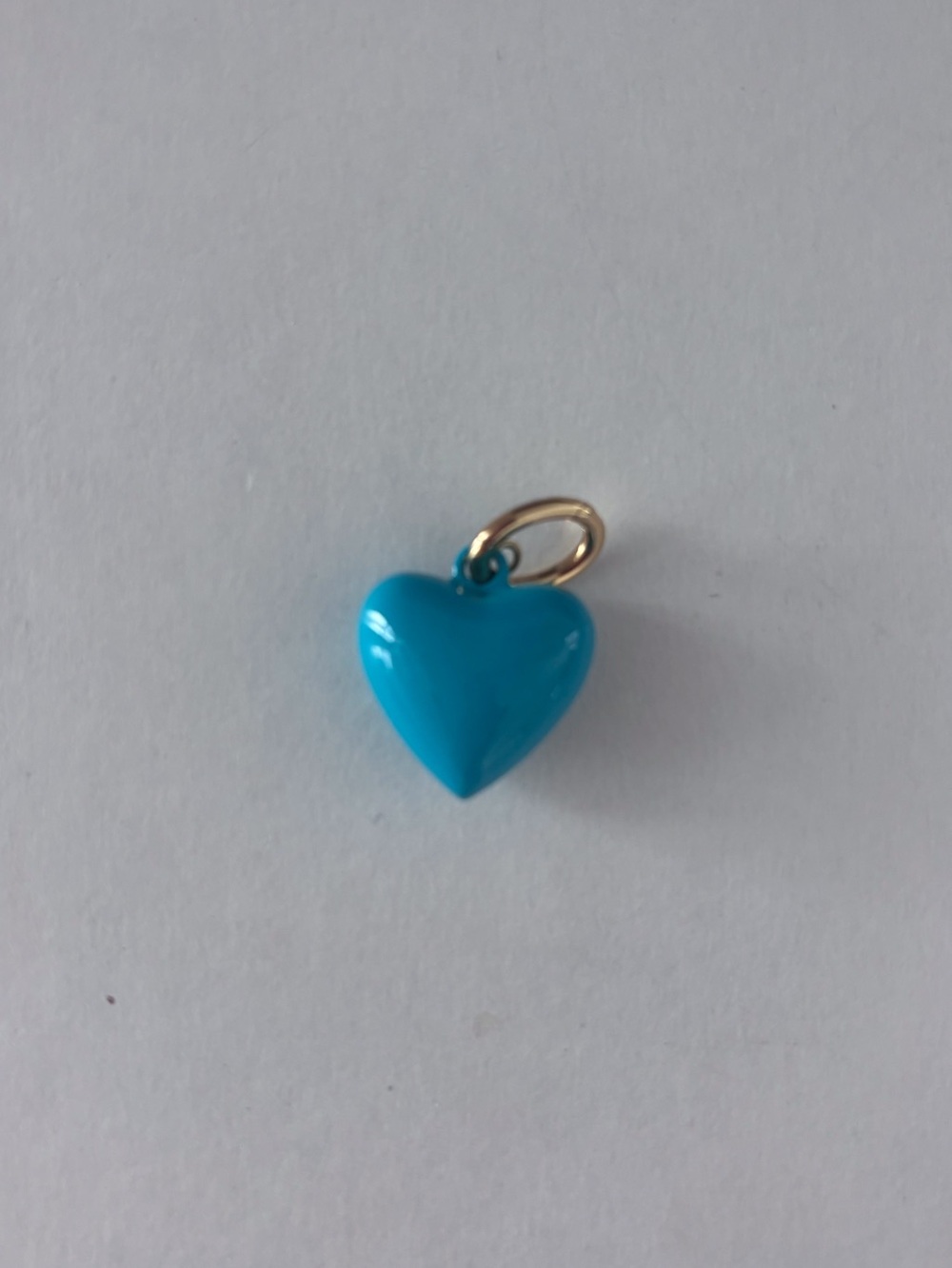 NWOT Roxanne Assoulin The Mini Puffy Heart Charm - Picture 2 of 2